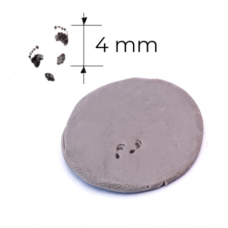 T-090 Штамп Босые Стопы, размер ХS