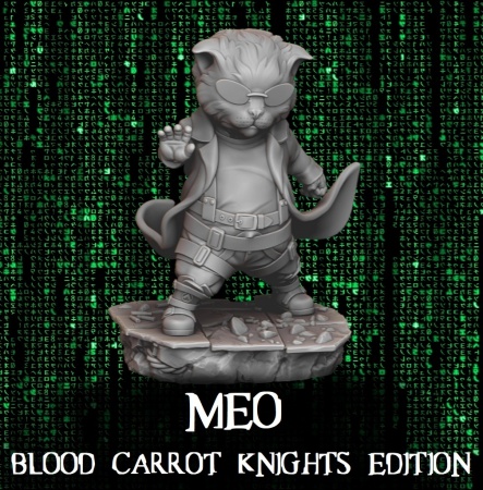 BCK-FC-009 Мео | Коллекционная миниатюра 70 мм Blood Carrot Knights