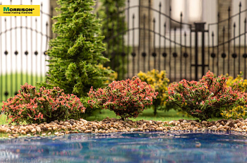 011kr007 Цветущие красные кусты для макетов. Набор 3 шт. 011kr007 Цветущие красные кусты для макетов. Набор 3 шт.