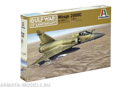 1381ИТ САМОЛЕТ MIRAGE 2000C - ВОЙНА В ЗАЛИВА Italeri