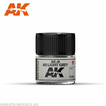 RC308 Краска Real Colors AE-9 / AII Light Grey 10ml