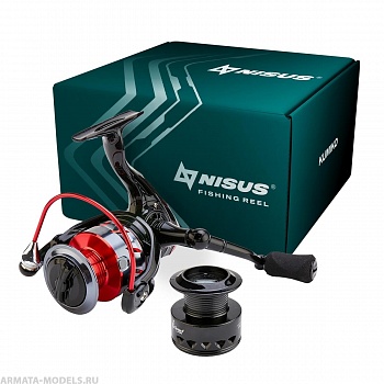 Катушка IKUMI 4000F 4+1 подшип + зап.шпуля (N-FSP-IK4000F-S) Nisus