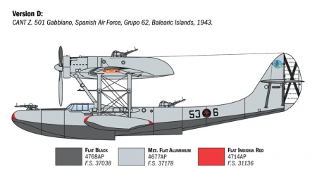 0112ИТ Самолет CANT Z-501 Italeri