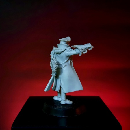 BCK-WG-001 Офицер Де Вита | Игровая миниатюра 32 мм Blood Carrot Knights