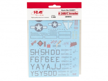 D4801 Декаль A-26B/C Инвайдер (II MB)