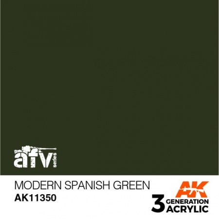 AK11350 Краска акриловая 3Gen Modern Spanish Green
