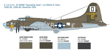 1487ИТ B-17F ЛЕТАЮЩАЯ КРЕПОСТЬ 