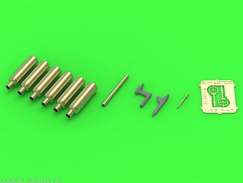 AM-32-099 Curtiss P-40 E - N - набор деталей - взрывные трубы Browning .50, прицел и трубка Пито AM-32-099 Curtiss P-40 E - N - набор деталей - взрывные трубы Browning .50, прицел и трубка Пито