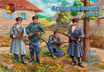 32023MR Фигуры WWII Don Cossacks (German Allies) Mars, 1/32 32023MR Фигуры WWII Don Cossacks (German Allies) Mars, 1/32