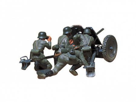 35035T 37-мм противотанковая пушка PAK35/36 с артиллерийским расчетом (4 фигуры) Tamiya