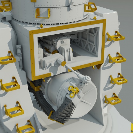 35005RPG Зенитный артиллерийский комплект ВМС США Phalanx US Navy Phalanx close-in weapon system RPG Model