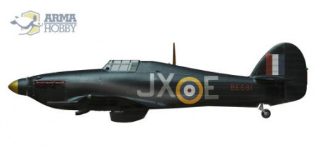 AH70042 Hurricane Mk II b / c Экспертный набор Arma Hobby