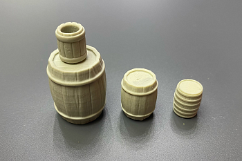 НМ02001 Миниатюры Деревянные бочки 4шт.