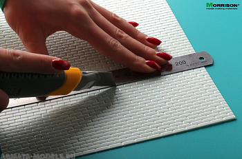 041to034 Объёмная текстура кирпича   М1:24 - М1:25. (Лист А4- 19см.х28см.)