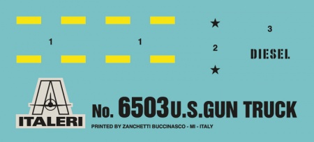 6503ИТ Американский армейский грузовик Italeri
