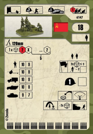 6147 Советский 120-мм миномёт с расчетом Звезда