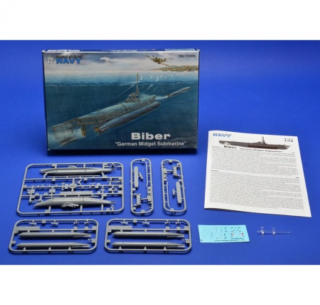 SN72006 Biber German Midget Submarine Special Hobby