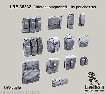 LRE-35332 Different Magazine/Utility pouches set