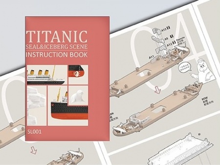 SL-001 Titanic - Seal & Iceberg Scene Suyata