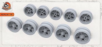 smk72048 Катки Т-62, изношенные