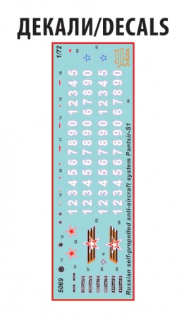 5069 Российский самоходный зенитный ракетно-пушечный комплекс Панцирь-С1 Звезда