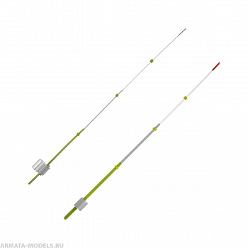 Кивок комбинированный трёхсоставной NOD S-LS18 (140 мм, жёсткость 0,20) (S-LS182014) Helios( цена указана за упаковку, в количестве 10шт.)