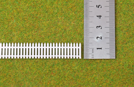 009zp002 Забор штакетник h=15мм/ длина 300мм