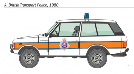 3661ИТ Автомобиль RANGE ROVER POLICE Italeri 3661ИТ Автомобиль RANGE ROVER POLICE Italeri