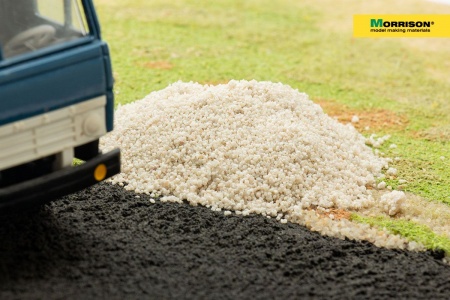 007KPK022 Присыпка для макетирования Серо-белый грунт