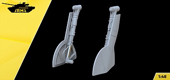 AM48342 Высокодетализированные стойки для Як-7Б (Не для свободной продажи)