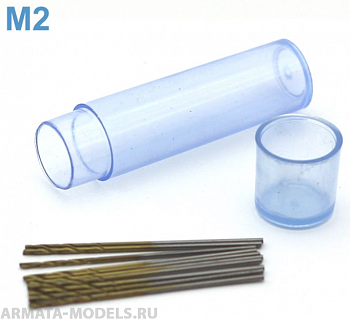 42565J Мини-сверло, HSS 6542 (M2), титановое покрытие, d 0,8 мм, 10 шт.