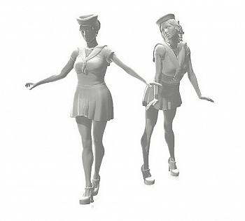 HE-100009 Миниатюра девушки №2