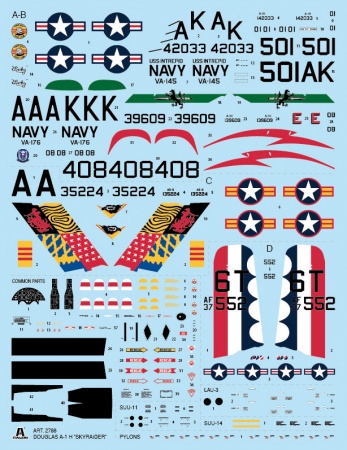 2788ИТ Самолет SKYRAIDER A-1H Italeri