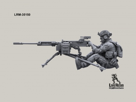 LRM35150 Пулеметчик современных армий Live Resin