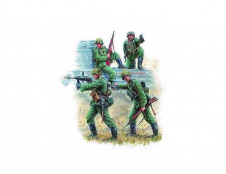 Набор фигурок 3582 Немецкие панцергренадеры Звезда