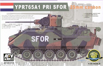 AF35119 бронетранспортер YPR765A1 PRI SFOR с 25 mm cannon (AFV CLUB) 1/35