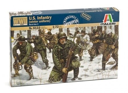 Набор фигурок 6133ИТ Солдаты U.S. infantry WW 2nd (winter uniform)  Italeri