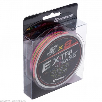 Шнур Extrasense X8 PE Multicolor 150m  1.5/25LB 0.22mm (N-ES-X8-1.5/25LB) NISUS Шнур Extrasense X8 PE Multicolor 150m  1.5/25LB 0.22mm (N-ES-X8-1.5/25LB) NISUS