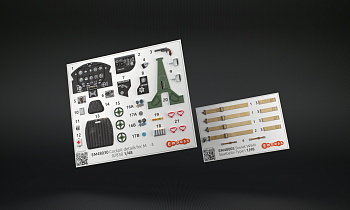 EM48030 Детали кабины МиГ-3 Trumpeter 1:48 (3D декаль)