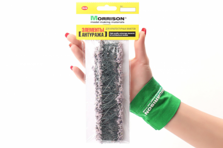 004lc005 Цветочные ленты для макета. Сиреневые соцветия.