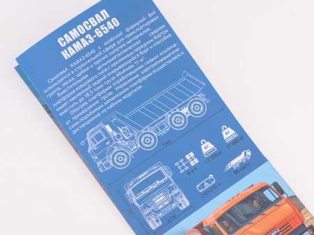 1312AVD Сборная модель КАМАЗ-6540 8x4 самосвал (рестайлинг) AVD Models