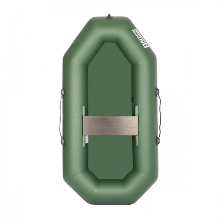 Лодка Бриз 190 гребки + жесткое сиденье зеленый Тонар
