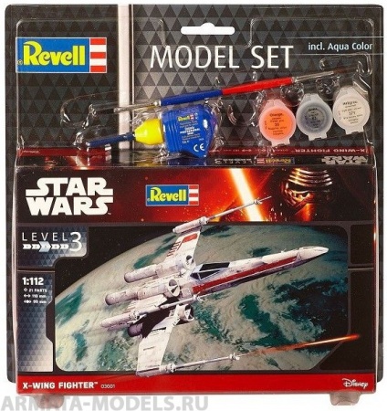 63601 Звездные войны Набор Истребитель X-Wing Revell