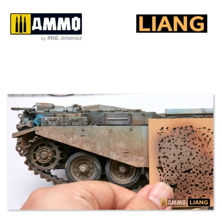 LIANG-0001 Набор трафаретов Weathering Airbursh Stencils