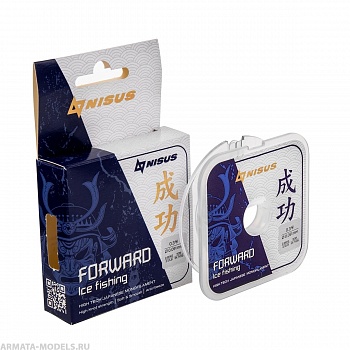 Леска FORWARD ICE FISHING 0,091mm/50m Nylon Transparent (N-FIF-0.091-50) Nisus( цена указана за упаковку, в количестве 10шт.)