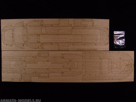 AW50001 Деревянная палуба для Robert E. Lee