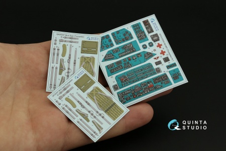 QD35065 3D Декаль интерьера кабины Ми-8МТ (Trumpeter)