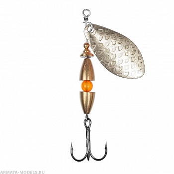 Блесна Вращ.премиум Таймень М 12гр цв. 04 серебро чешуя (PR-TM-04) Premier