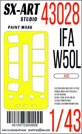 43028SX Окрасочная маска IFA W50L (AVD)