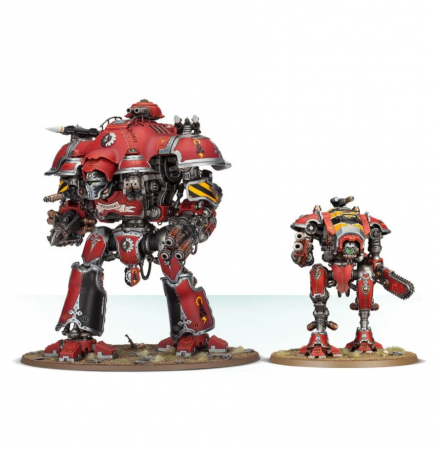 54-17GW Набор Имперские Рыцари. Оруженосцы Глефы (Imperial Knights Armiger Warglaives)